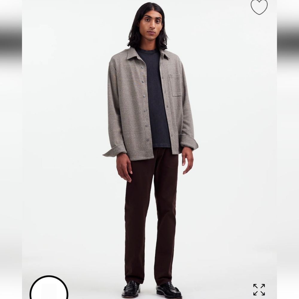 Madewell Men's Straight Jeans - Deep Brown - Picture 2 of 9